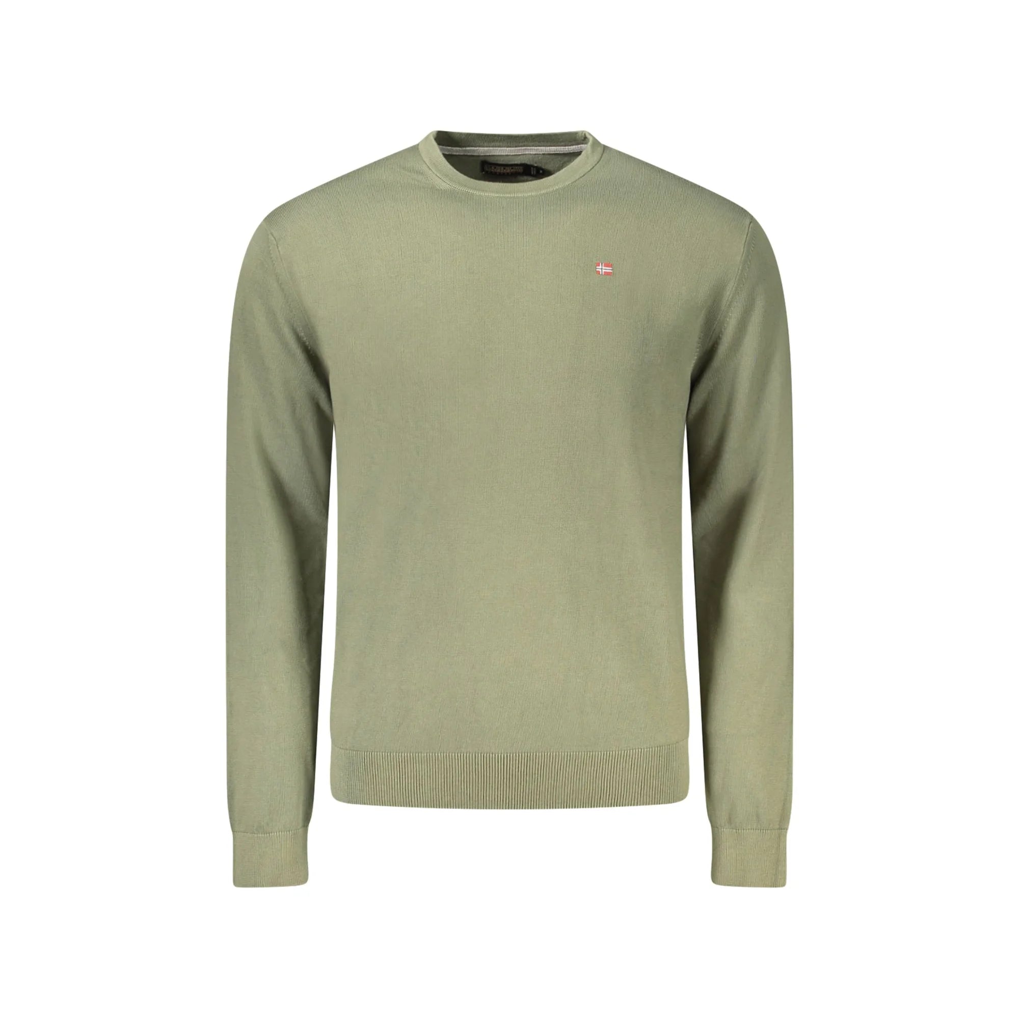 Napapijri Maglia Uomo Verde Ricamo Maglie - foto prodotto